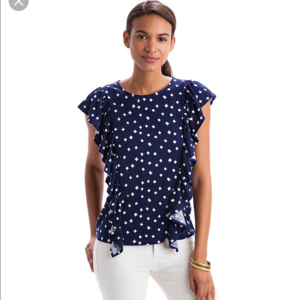 Vineyard Vines Ruffle Top